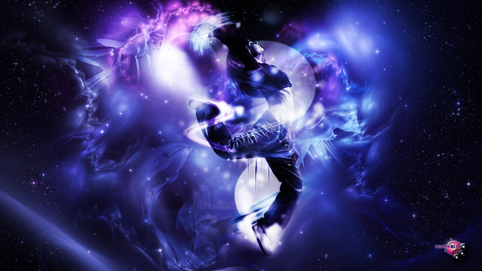 Dj Changing Space Break Dance Trance Music Cool HD Wallpaper