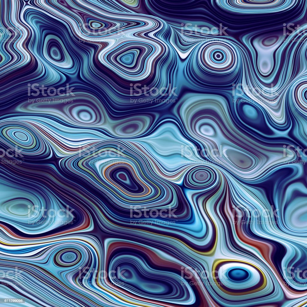3d Blue Abstract Wavy Lines Background Optical Illusion Wallpaper