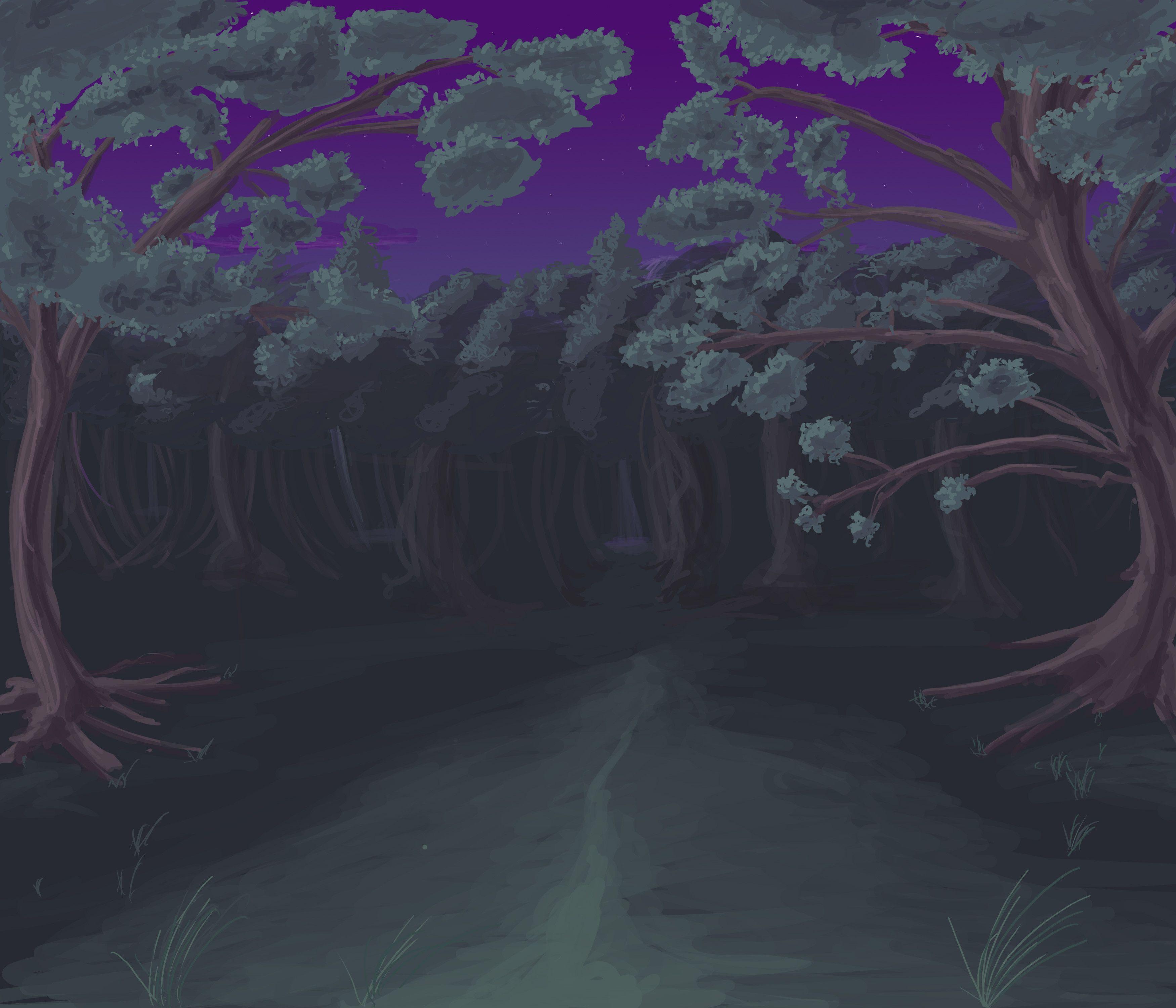Anime Beautiful Forest At Night - -, 1200 X 800 HD wallpaper | Pxfuel