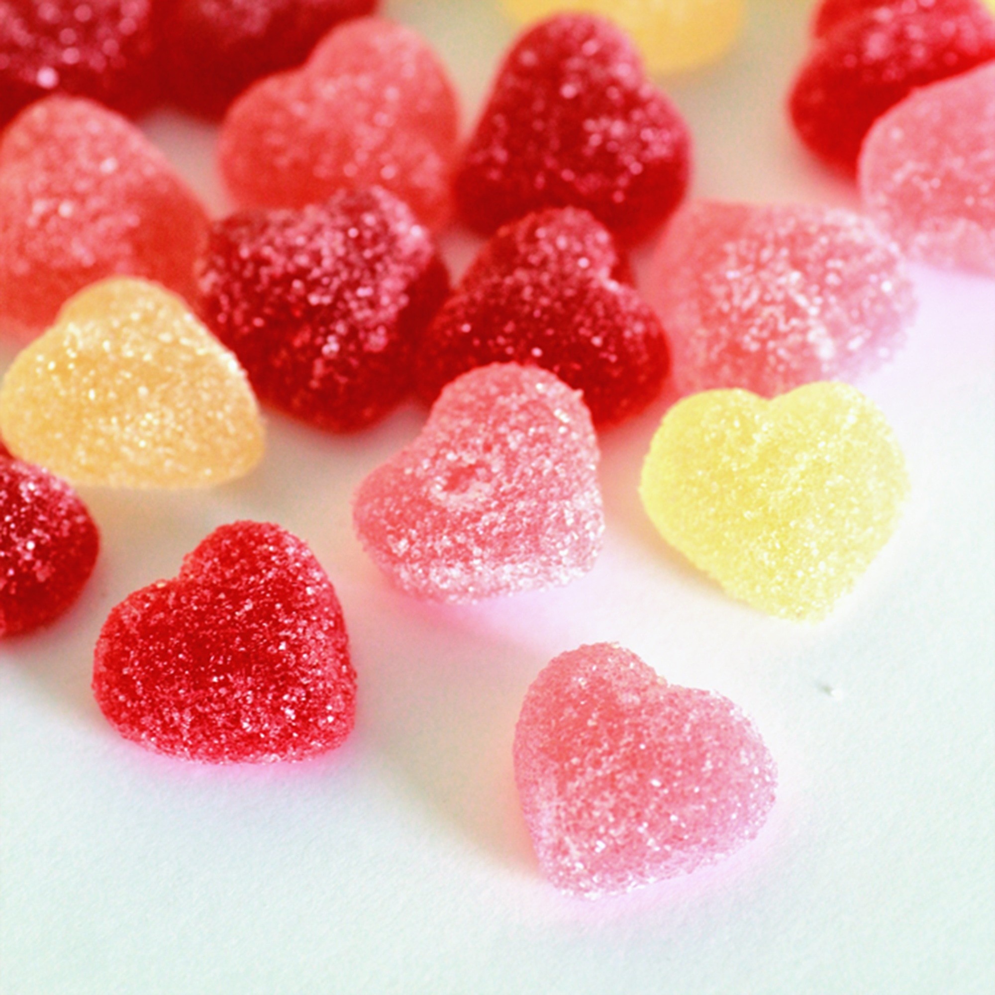 Candy Hearts Wallpaper