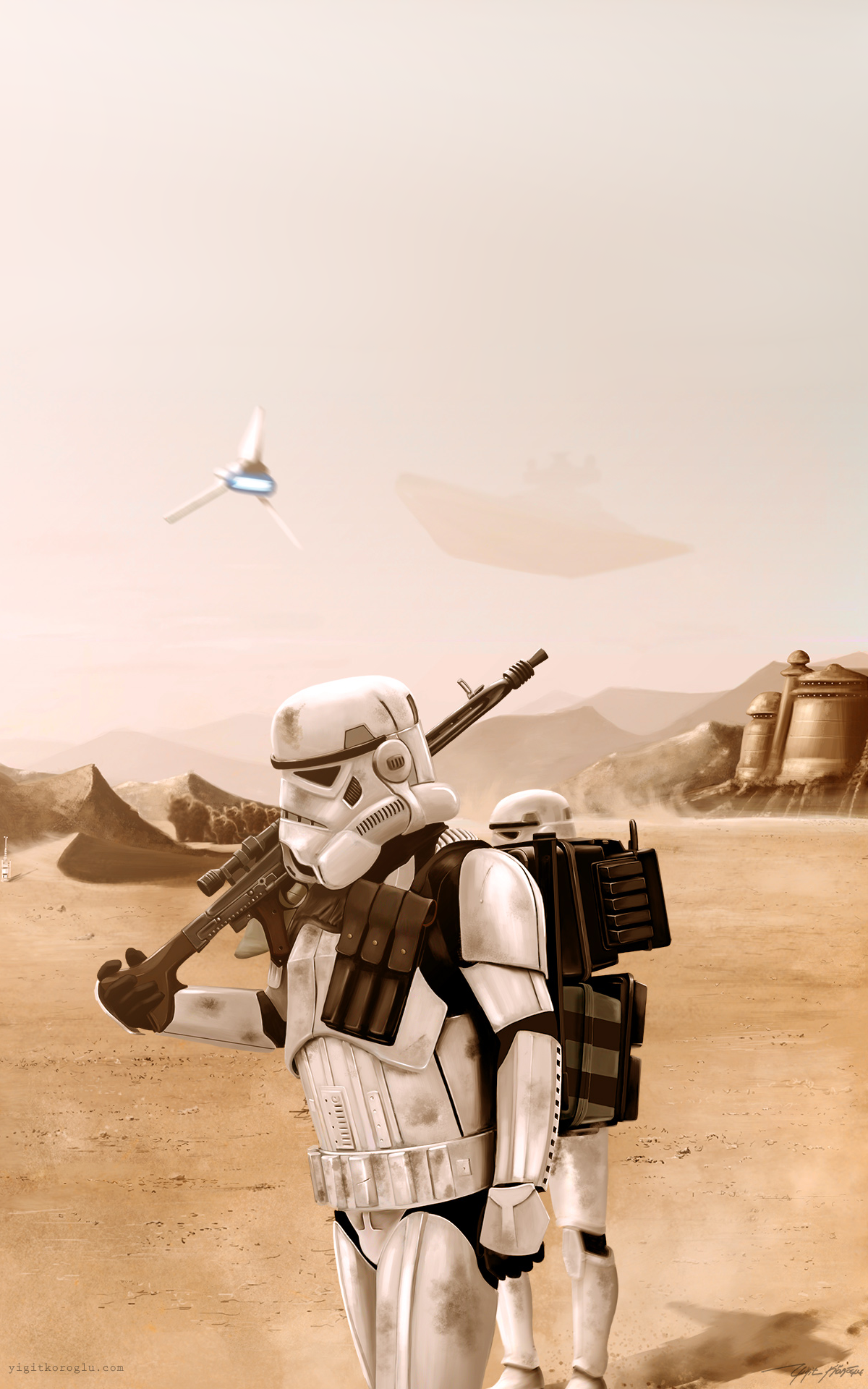 Storm Troopers Wallpaper 1200x1920 Storm Troopers Tatooine
