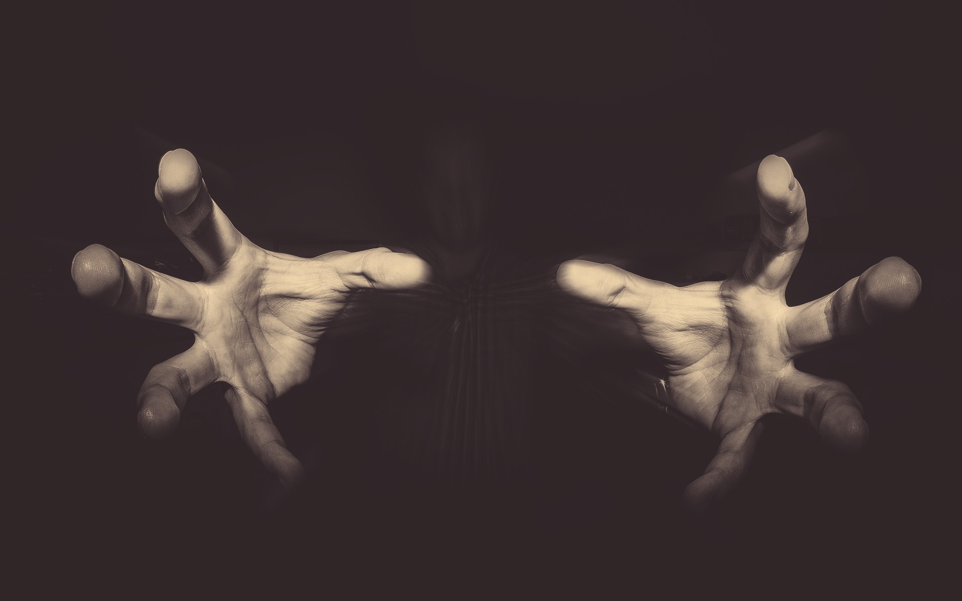Hands Reaching Out To Grab Hold Dark Black Wallpaper Scary Creepy