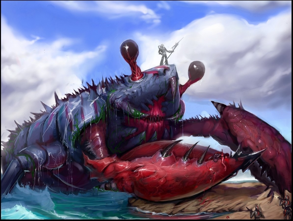 Sea Monsters Wallpaper Behemoth