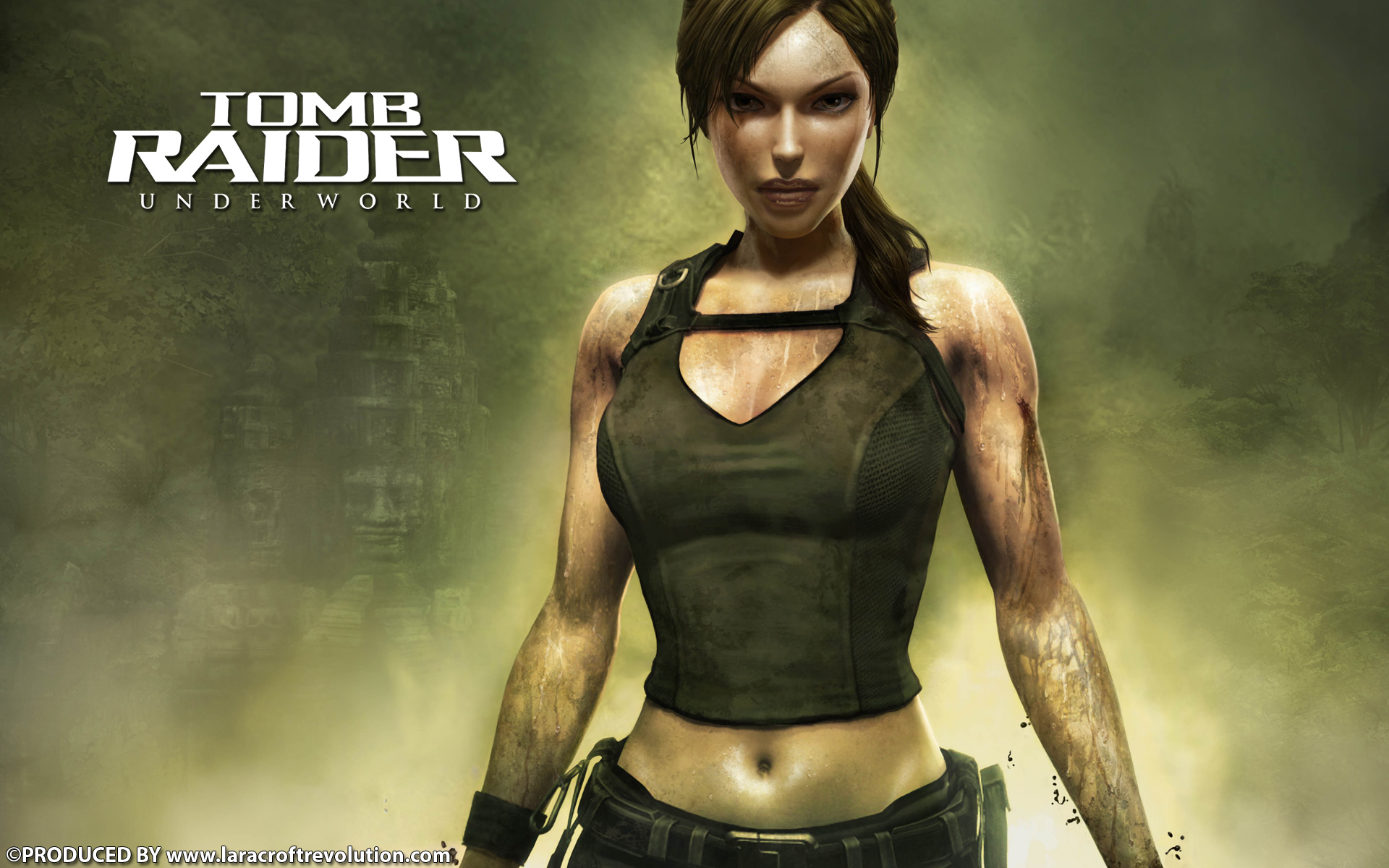 Lara Croft Revolution Tomb Raider Underworld Wallpaper