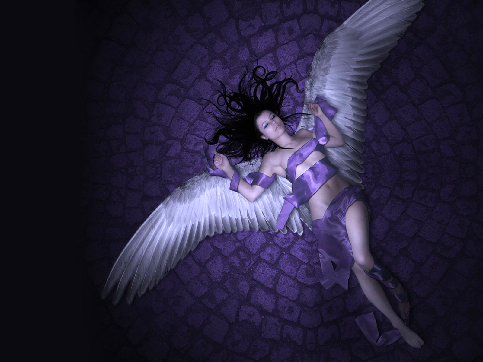 free download wallpapers angeles fantasy fallen angel hd