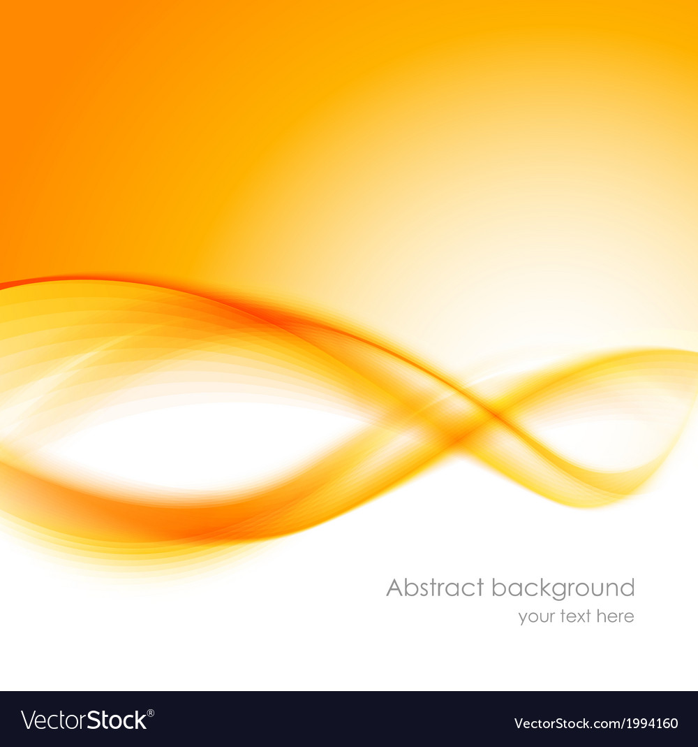 Abstract Orange Wavy Background Royalty Vector Image