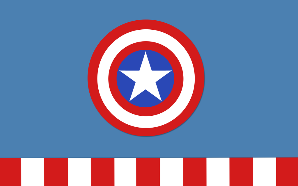 Marvels Captain America Minimalist Wallpaper By Nightlightart On