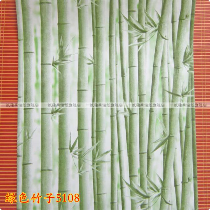 Meters Pvc Wallpaper Furniture Rustic Green Bamboo