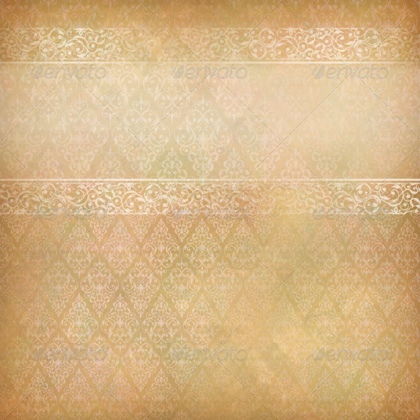 Vintage Abstract Retro Lace Banner Background Background Decorative