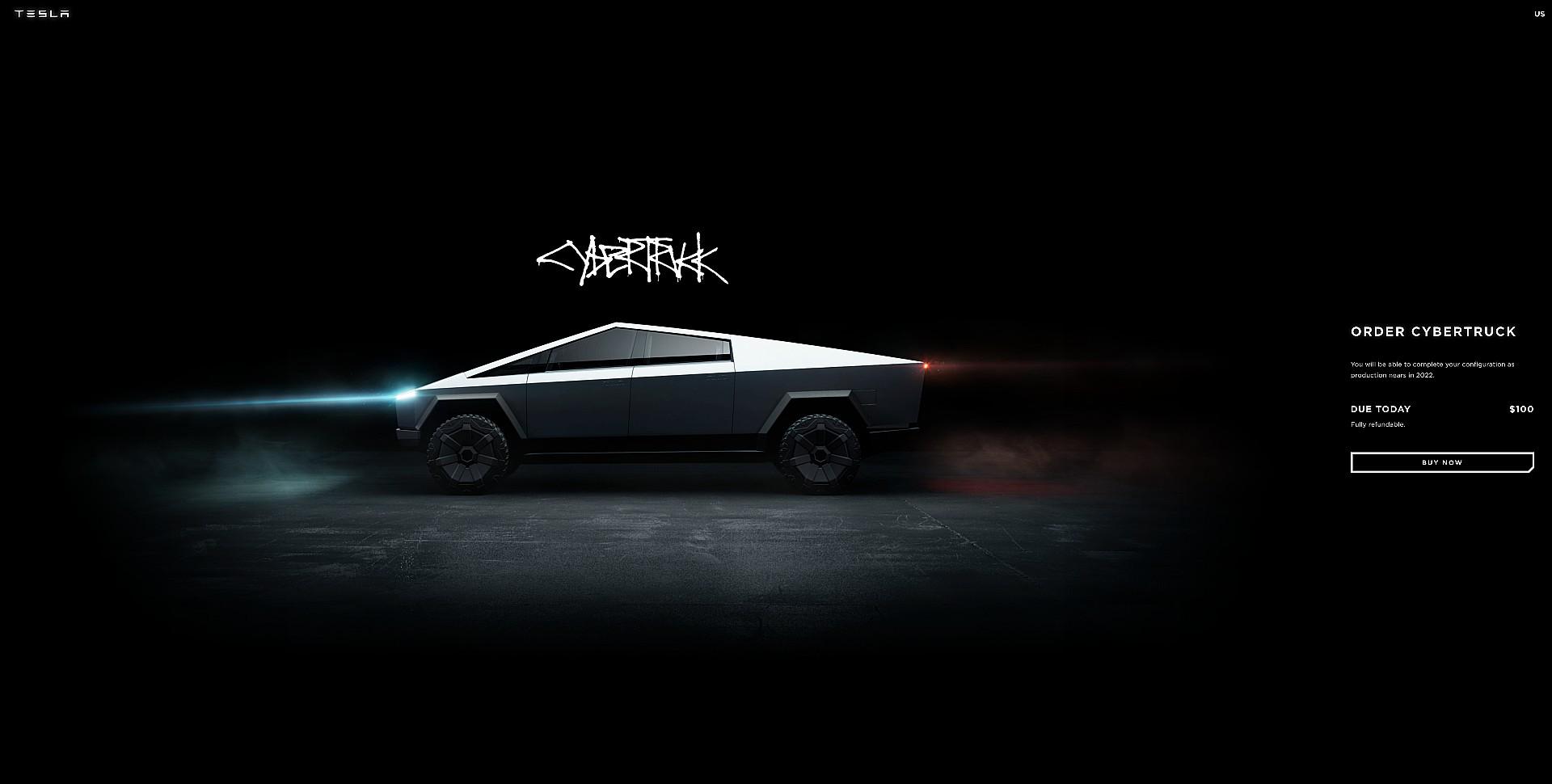 Tesla Cybertruck Online Configurator Goes Through Strange