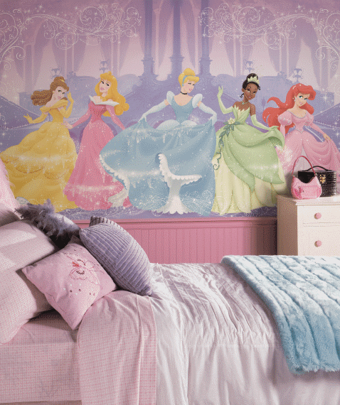 Free download Perfect Princess Chair Rail Wallpaper Mural 6 x 105
