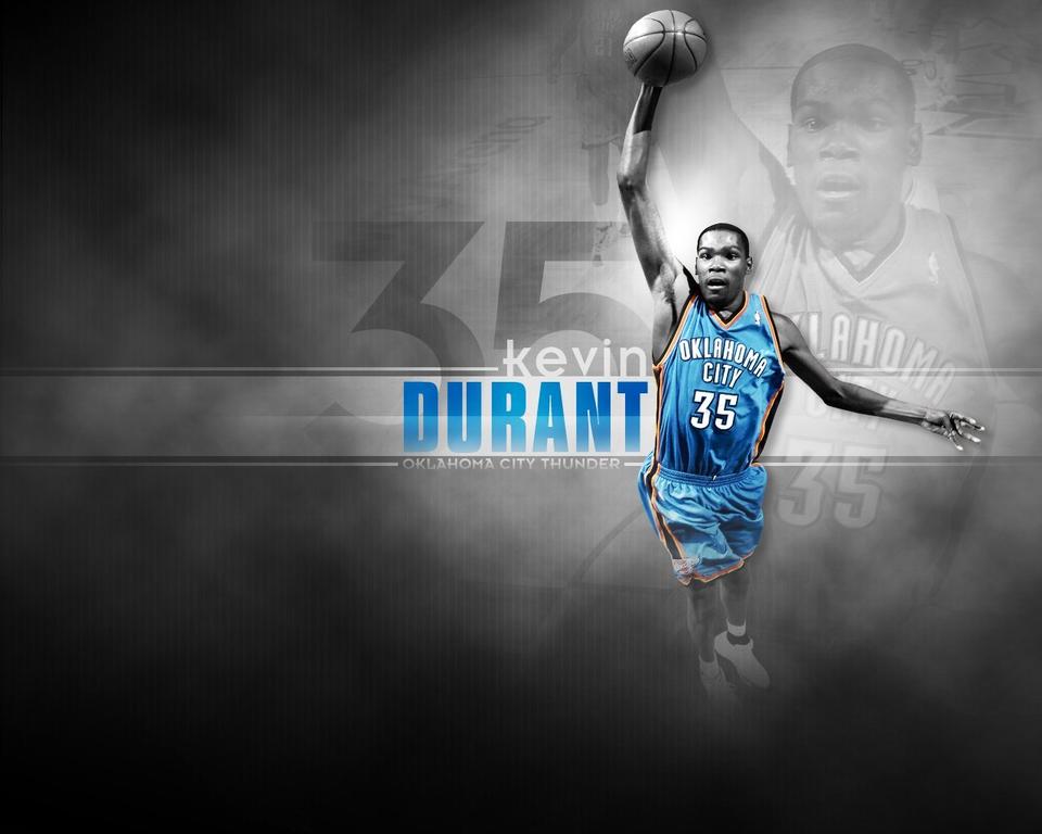 Kevin Durant Wallpaper Super Star Dunking Long Arms And Legs