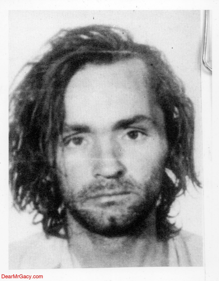 Grayscale Charles Manson Wallpaper High Quality