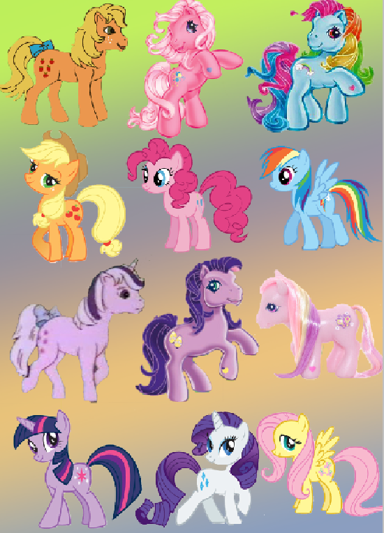 Old And The New Of My Little Pony By Le Secret Ninga