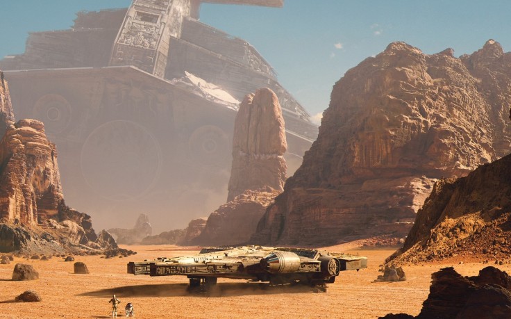 Star Wars Artwork Millennium Falcon HD Wallpaper Desktop Background