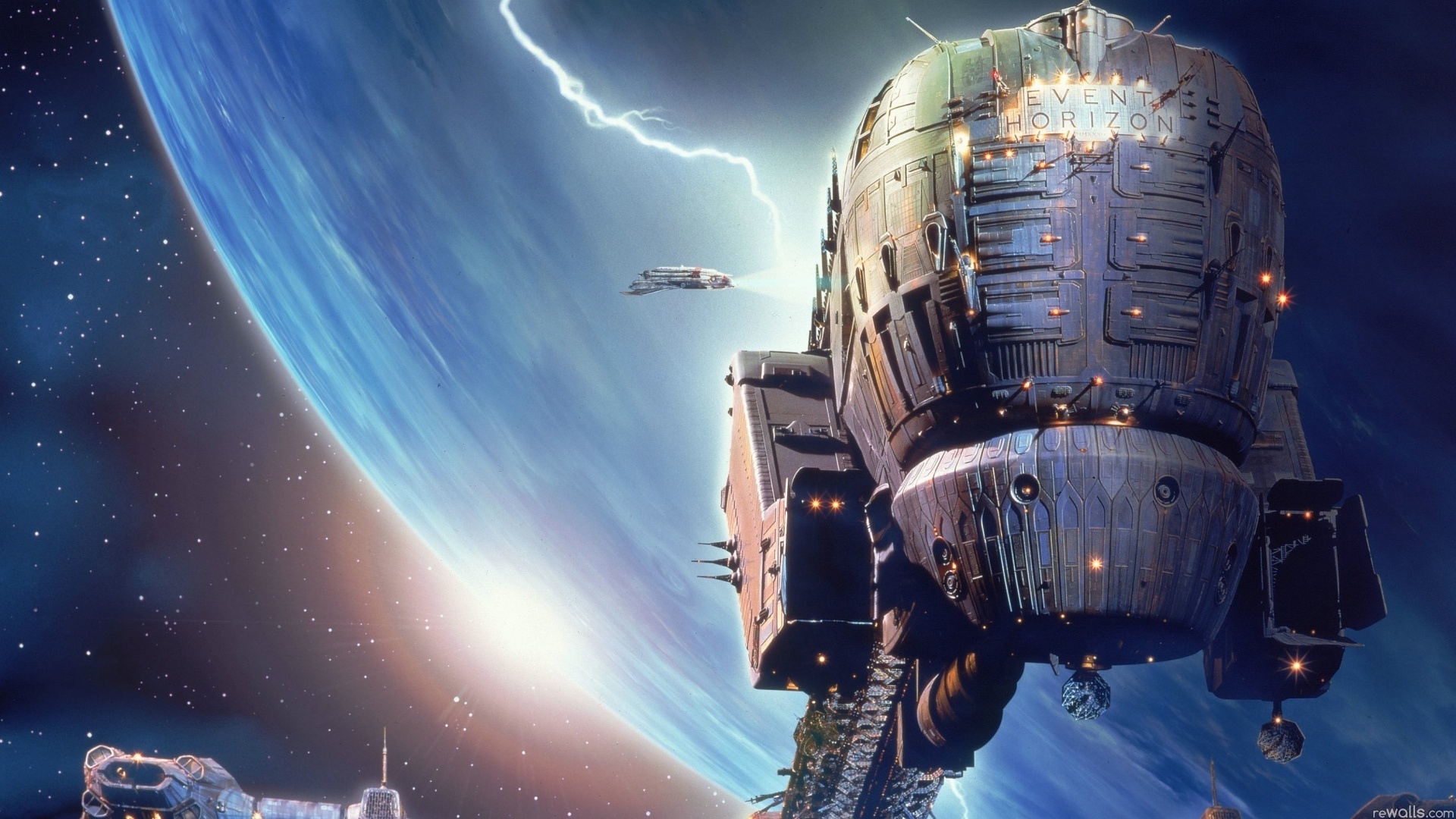 Event Horizon Wallpaper Movie Desktop Ship Pla Space