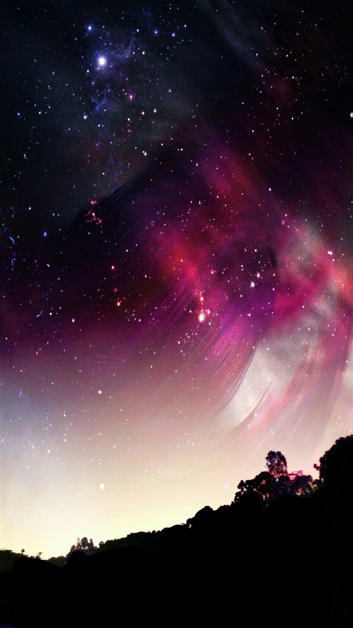 Wallpaper Galaxy Celular Noite Estrela C U
