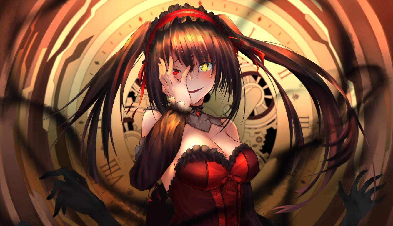 Kurumi Tokisaki Date A Live HD Laptop Wallpaper Anime