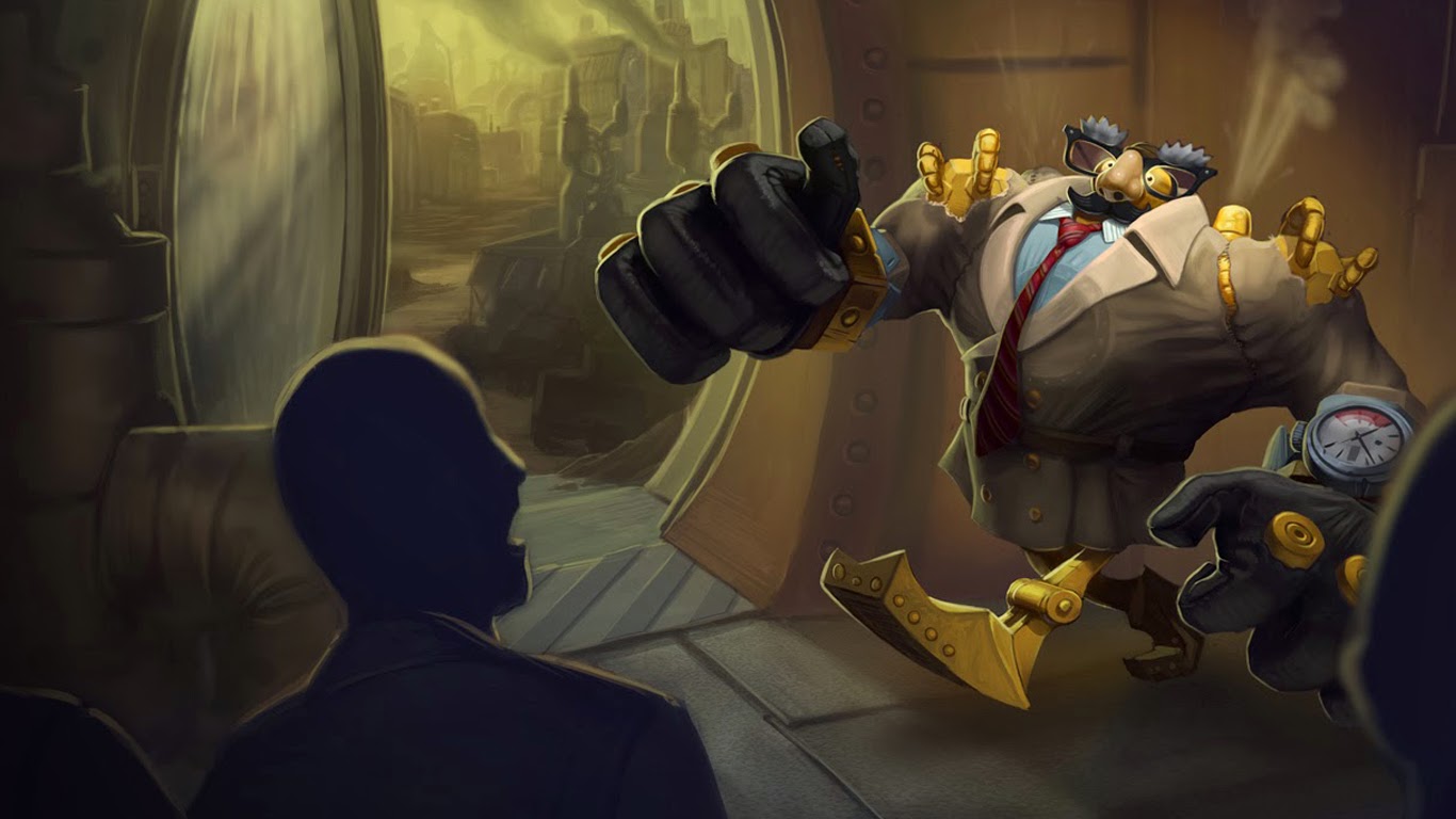 Blitzcrank League Of Legends Lol Champion HD Wallpaper