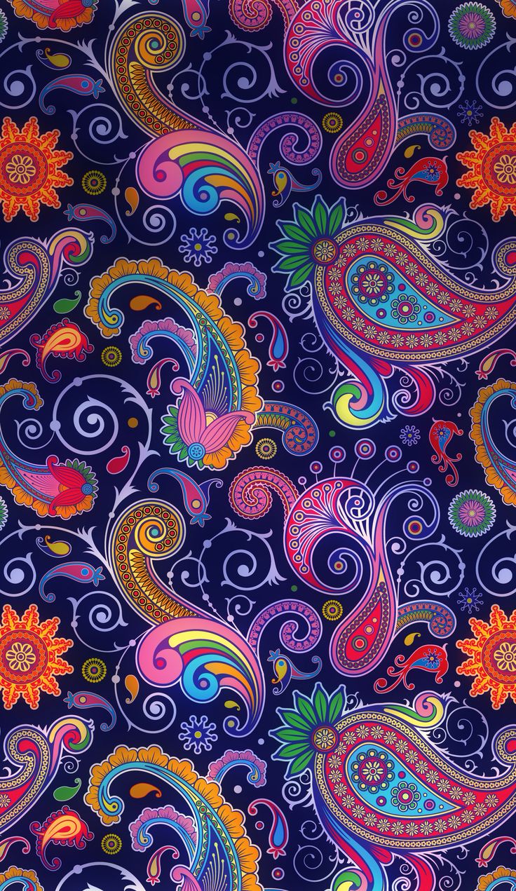 iPhone Wallpaper Paisley Pattern More