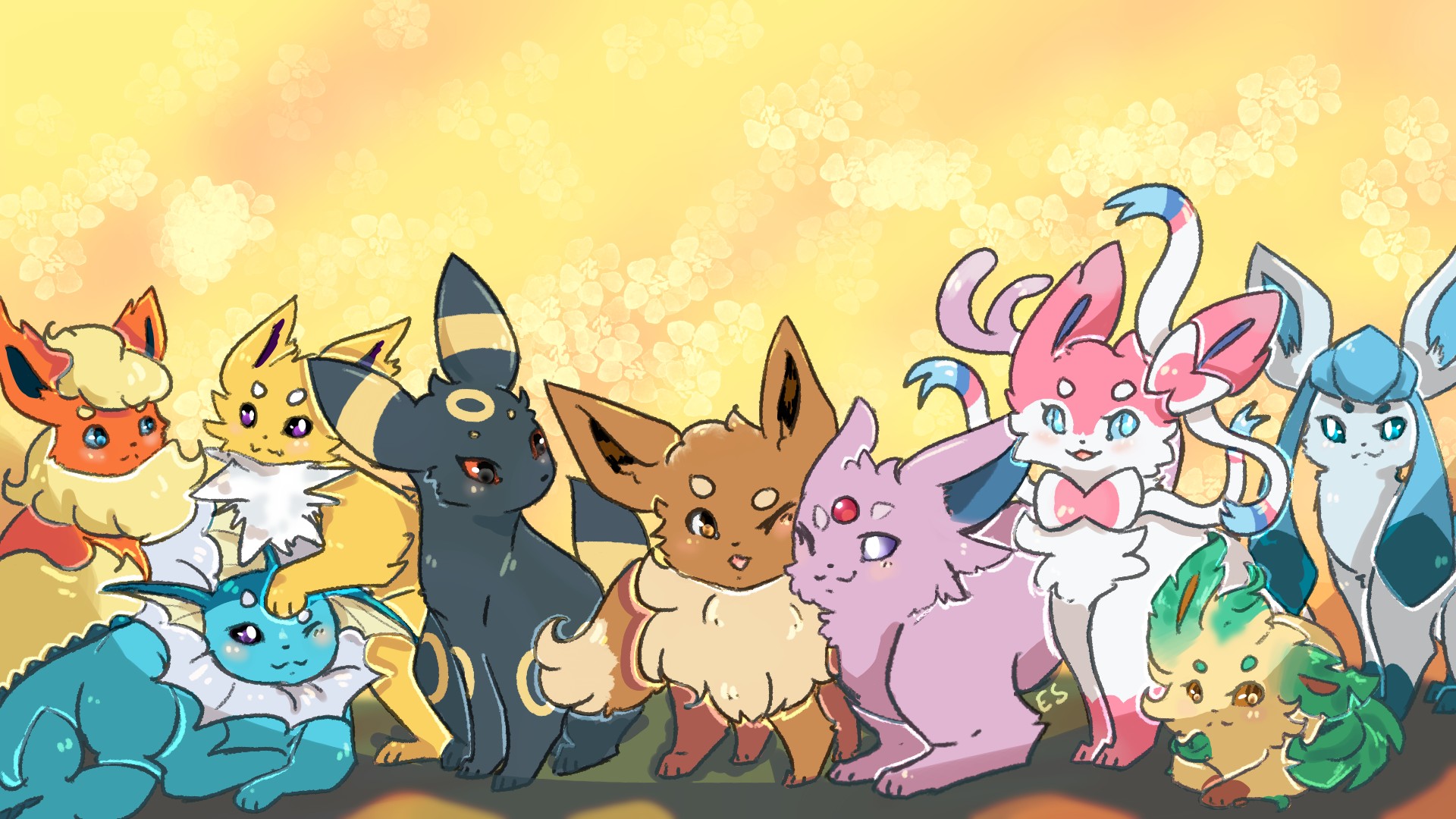 Eevee Evolutions Wallpaper For Desktop