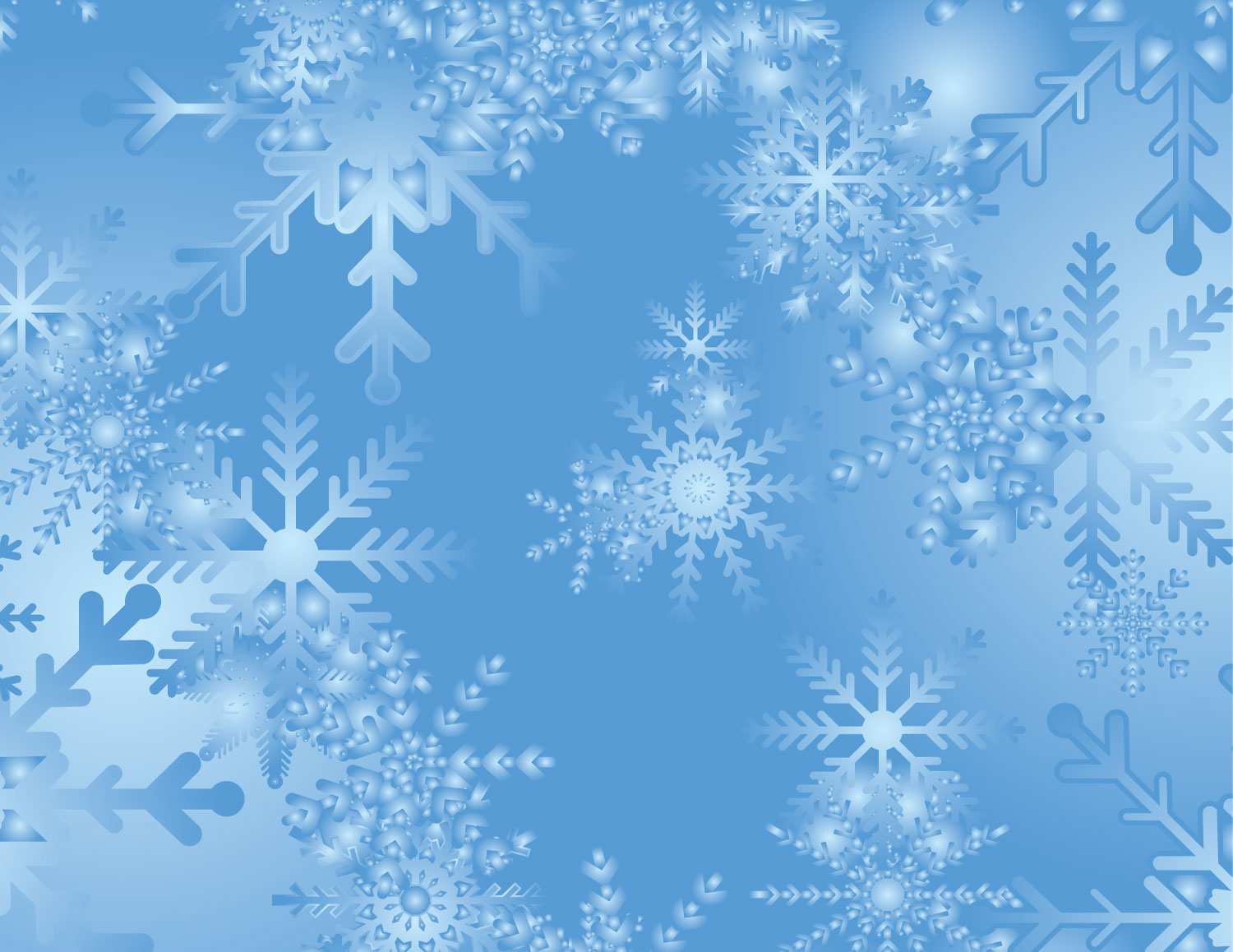 light blue snowflakes background
