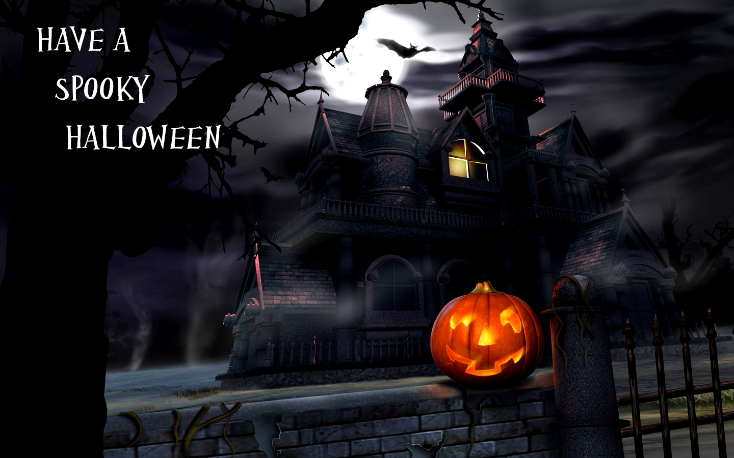 Jack O Lantern Happy Halloween Night Wallpaper