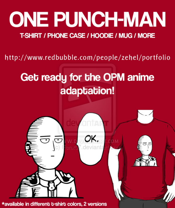 One Punch Man T Shirt Phone Case Mug More By Fenx07 On