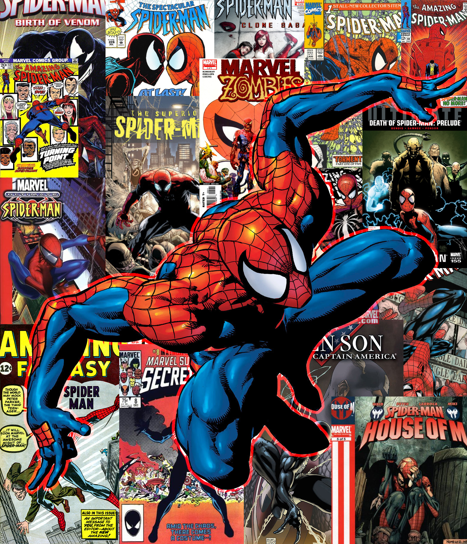 Spider Man Icbook Cover Collection Wallpaper By Undeadpixelarmy On