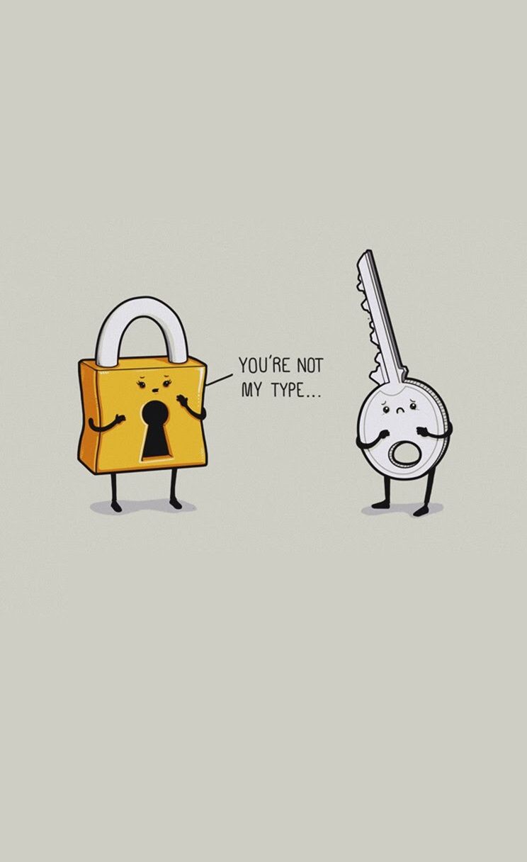 Lock And Key Funny iPhone Wallpaper Mobile9 Lol