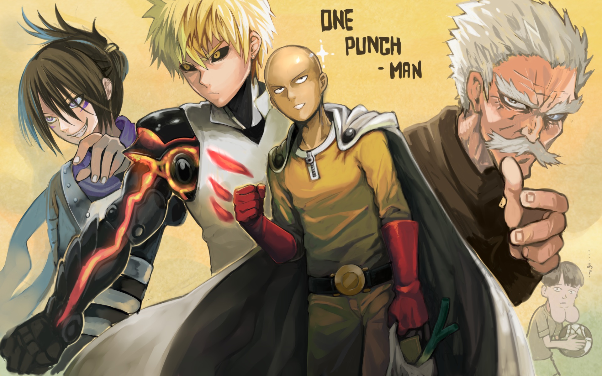 Onepunch Man Settyaro Original G Wallpaper Background