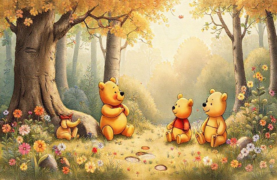 Classic Winnie The Pooh Wallpaper