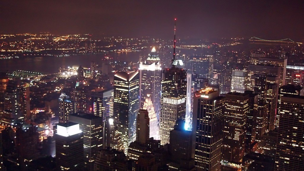Beautiful Empire State Building At Night Landscape HD