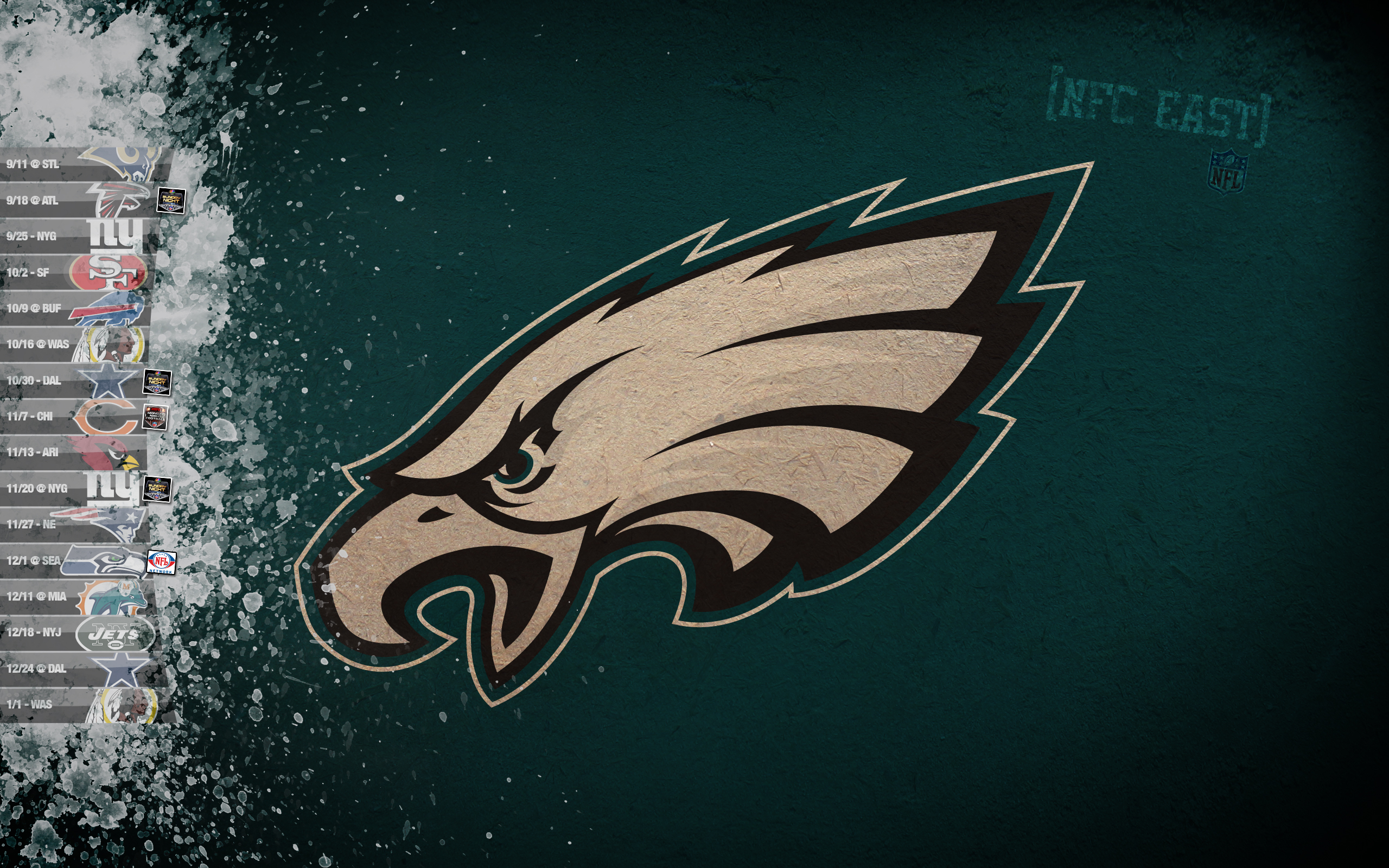 Free download Download Philadelphia Eagles Schedule Wallpaper 2560x1600