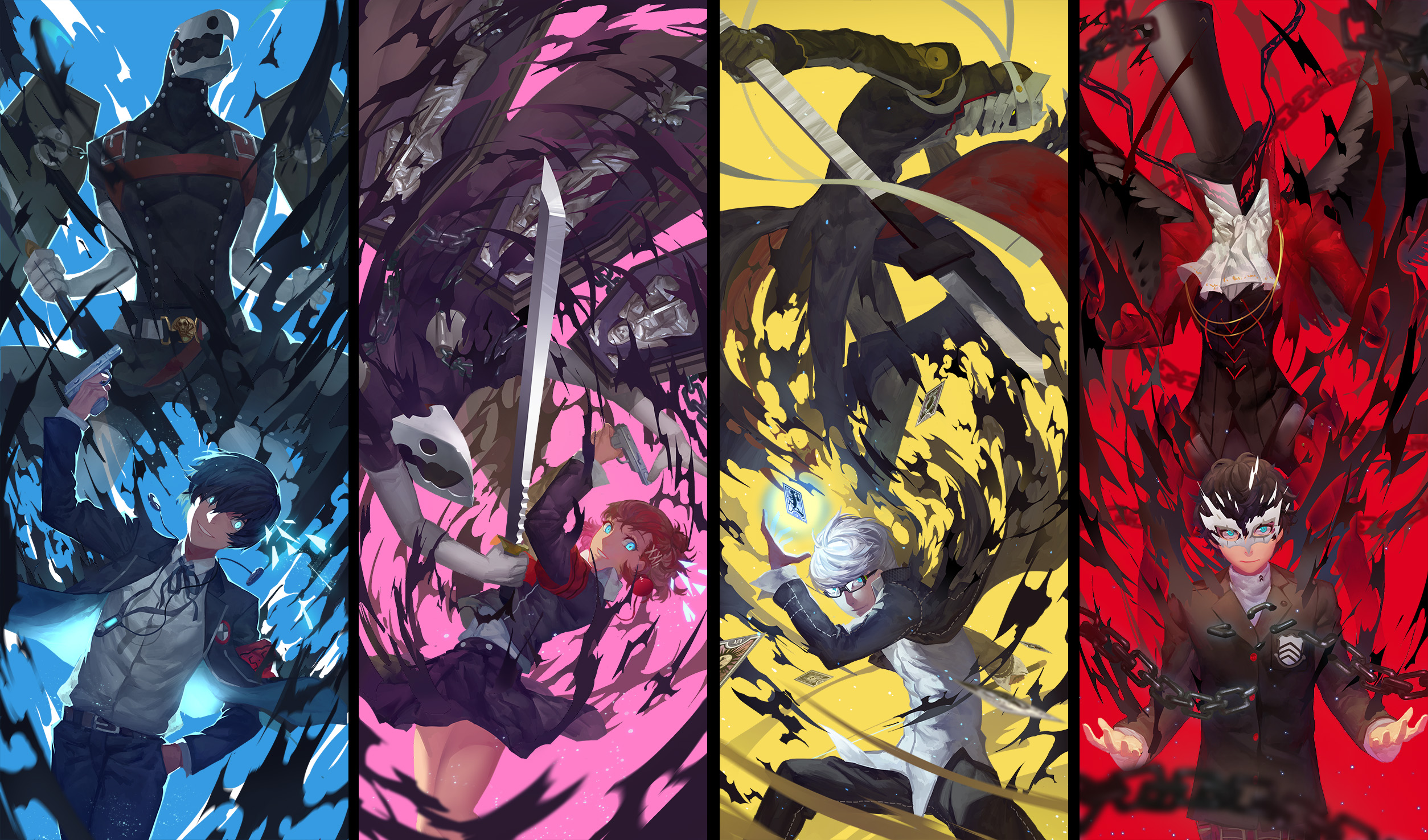 Wallpaper Of The Week Persona Protagonists Randomness Thing