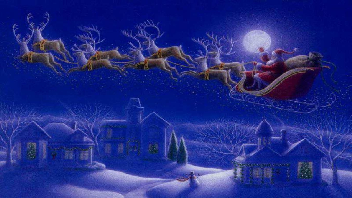 Christmas Wallpaper For Puter Night Before
