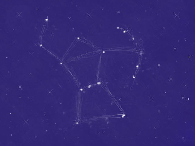 Orion Constellation By Frayedfire