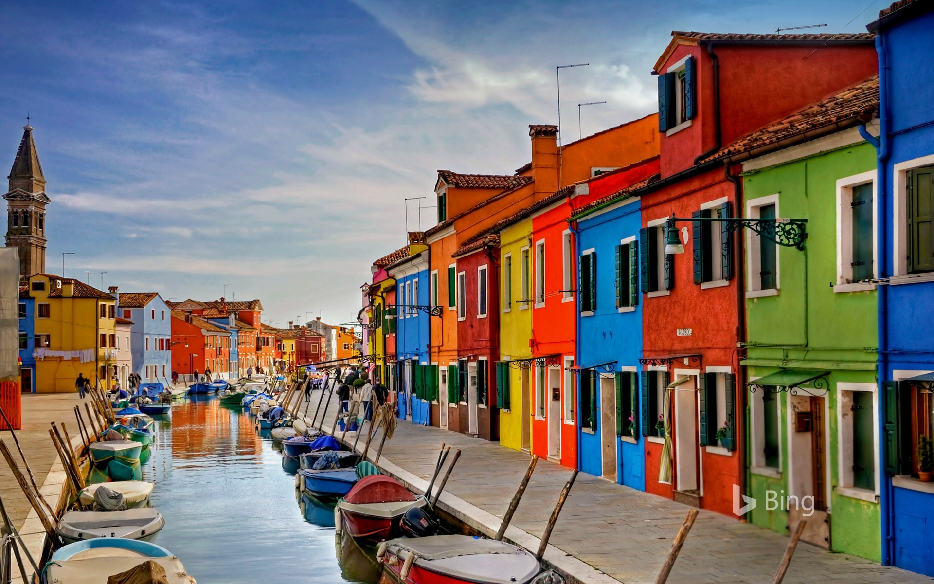 Burano In The Venetian Lagoon Italy Bing Wallpaper Sonu Rai