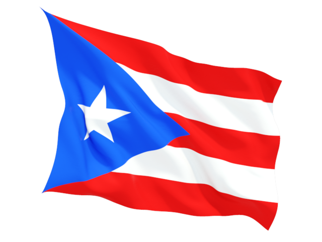 Pin Puerto Rico Flags