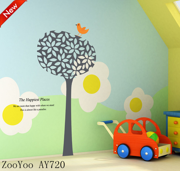 Free Download Big Size Green Removable Wallpaper Murals Crafts Wall
