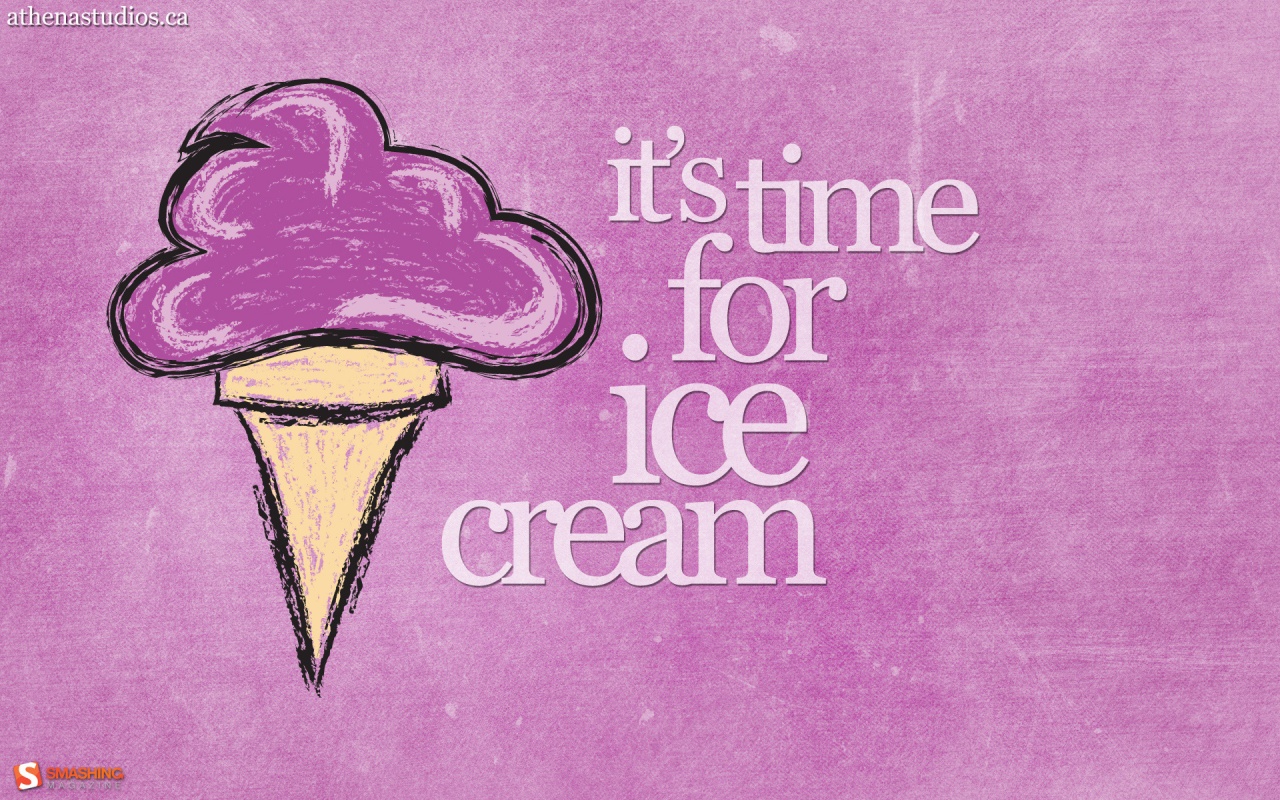 Ice Cream Summer Desktop Wallpaper