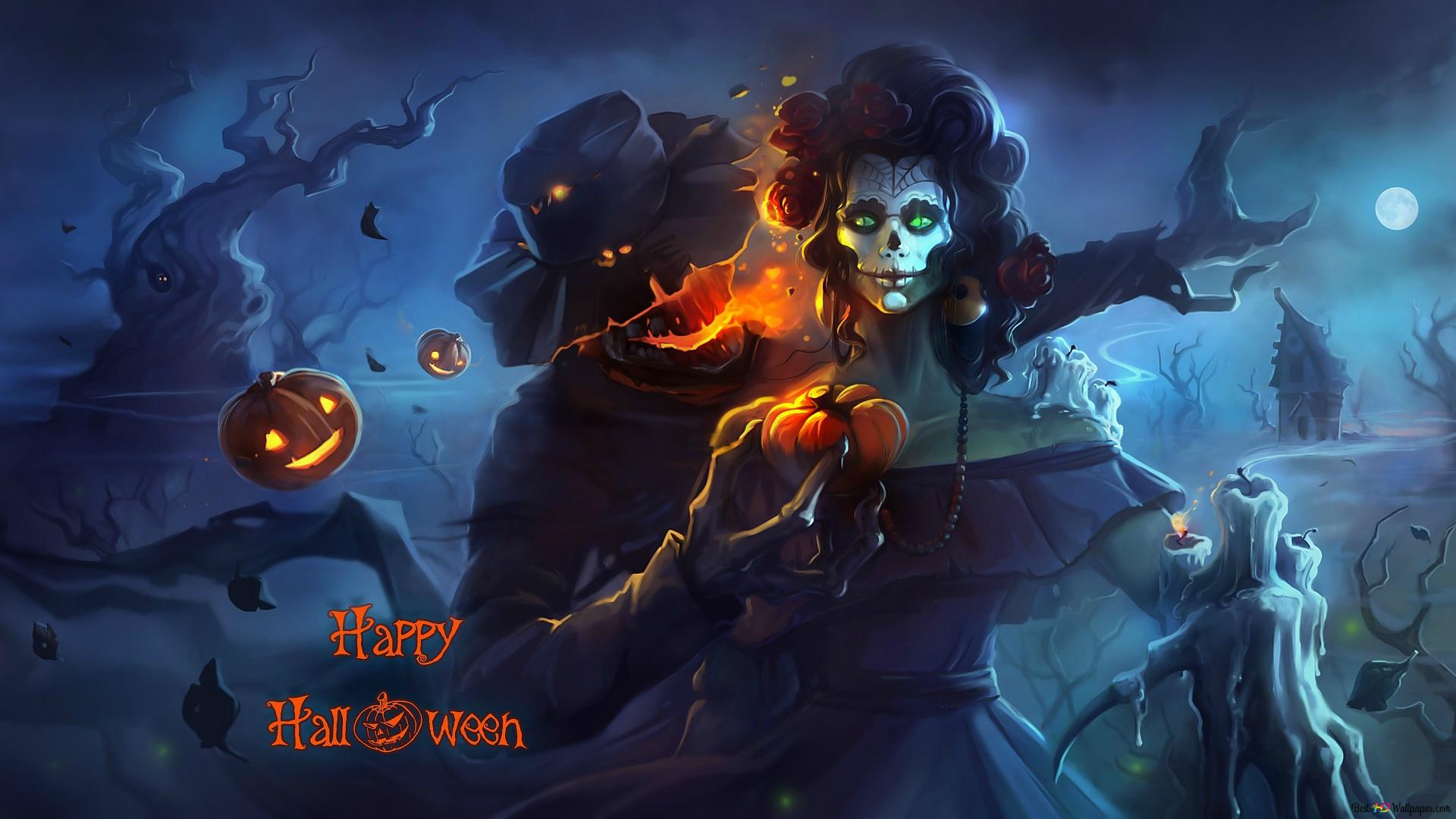 Spooky Halloween HD Wallpaper