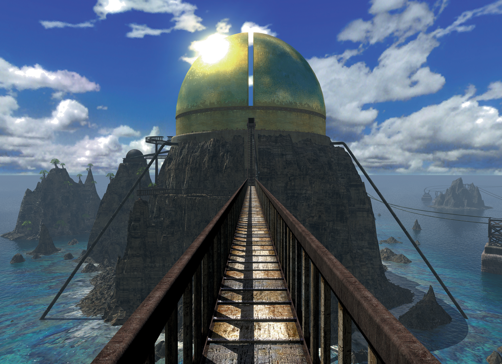 myst pc game cleft wallpaper