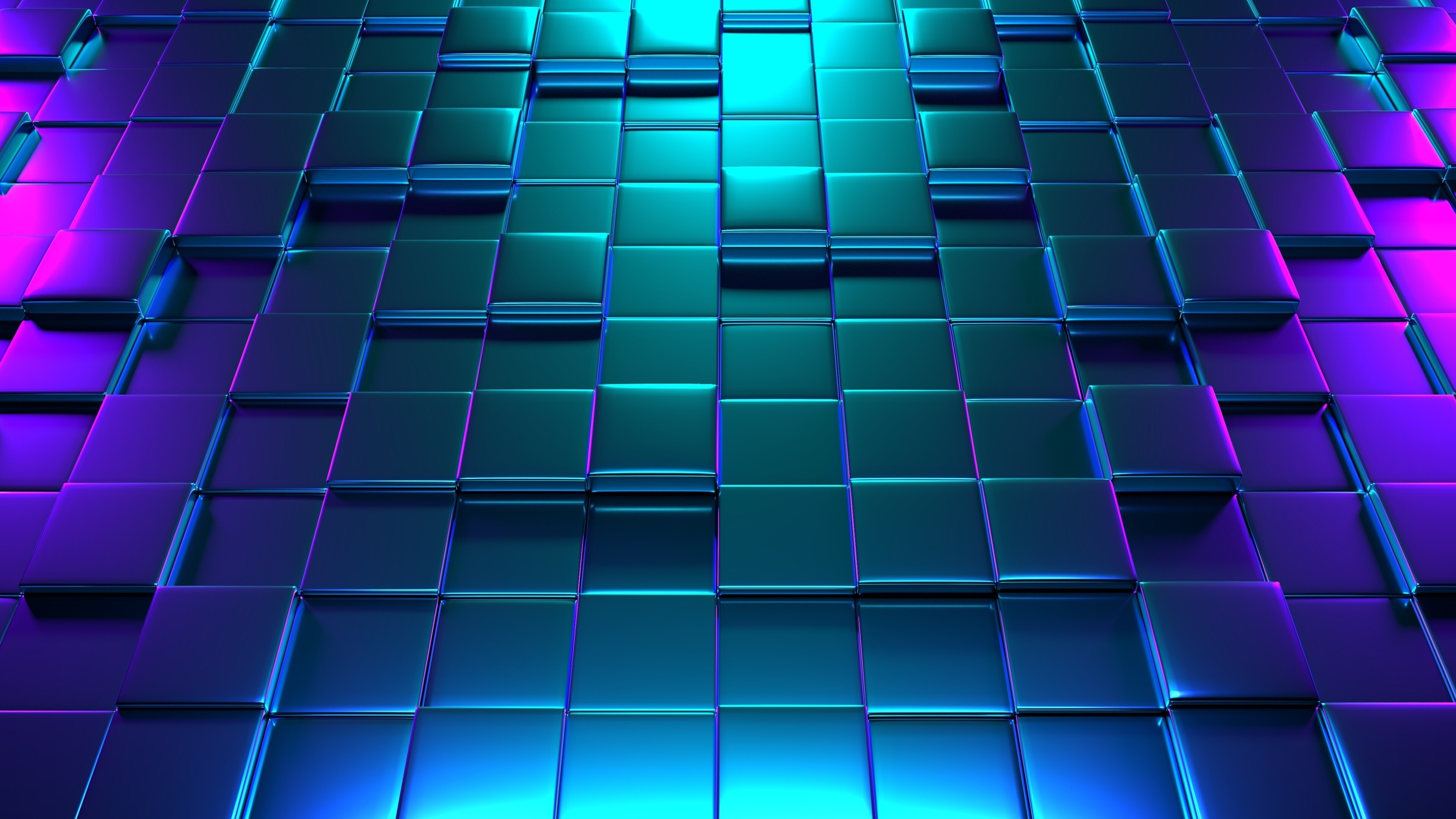 4k Wallpaper Of 3d Colorful Cubes HD