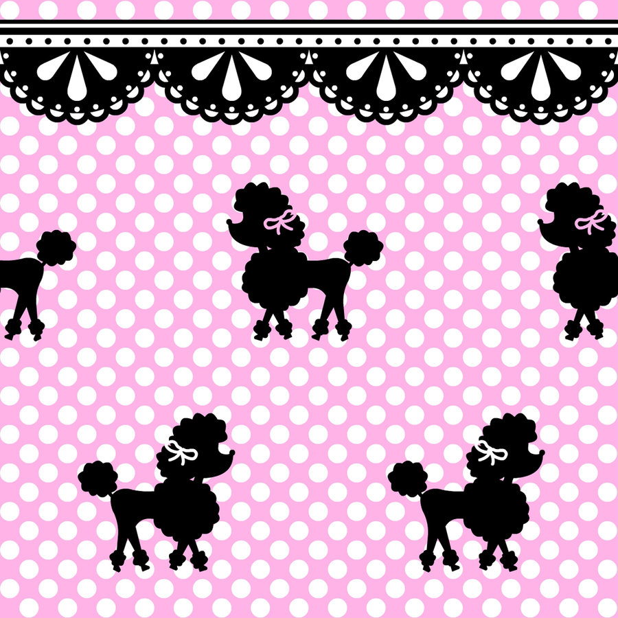 Poodle Polka Pattern Stock By Mezzochan