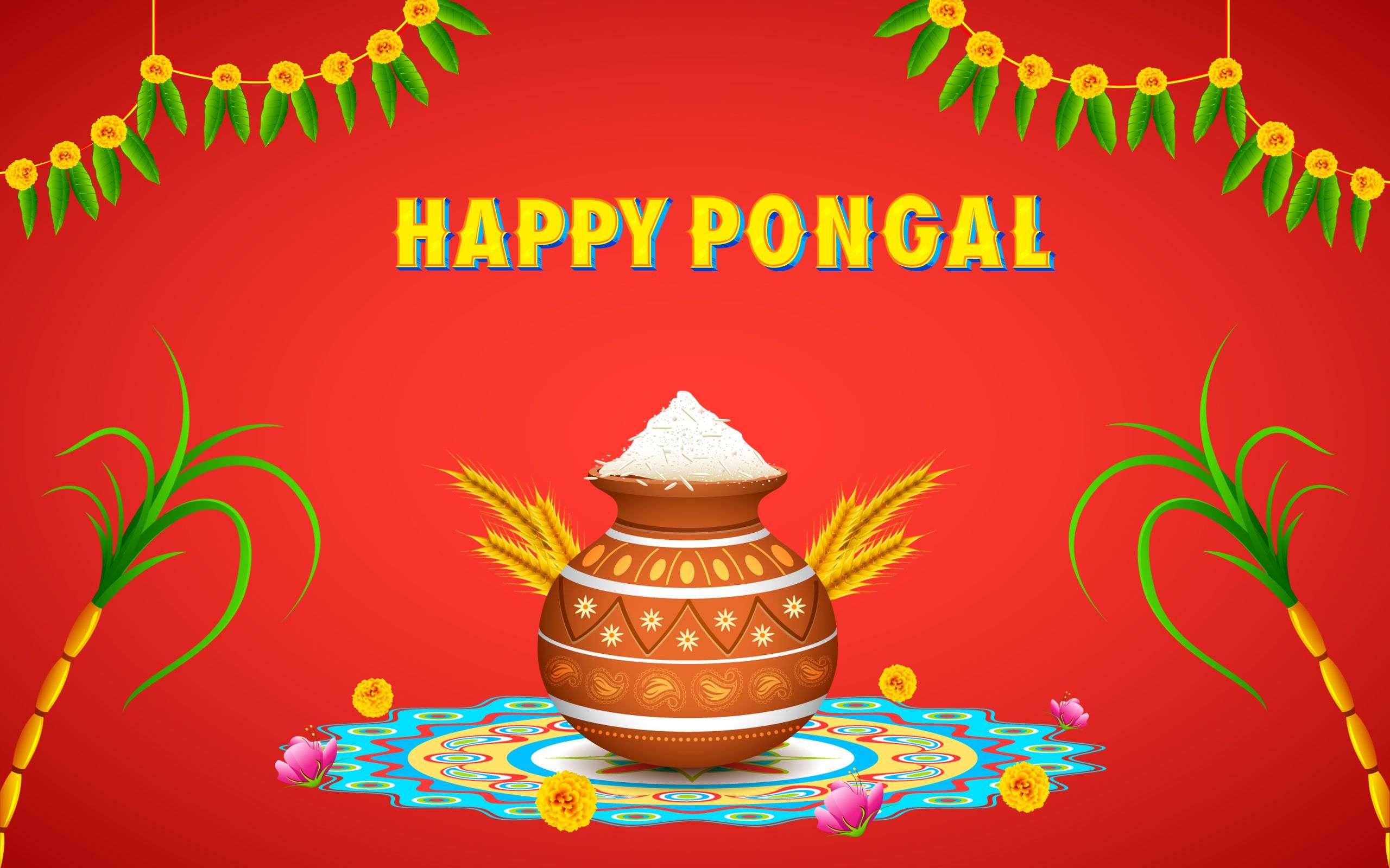 Happy Pongal HD Wallpaper Ideas