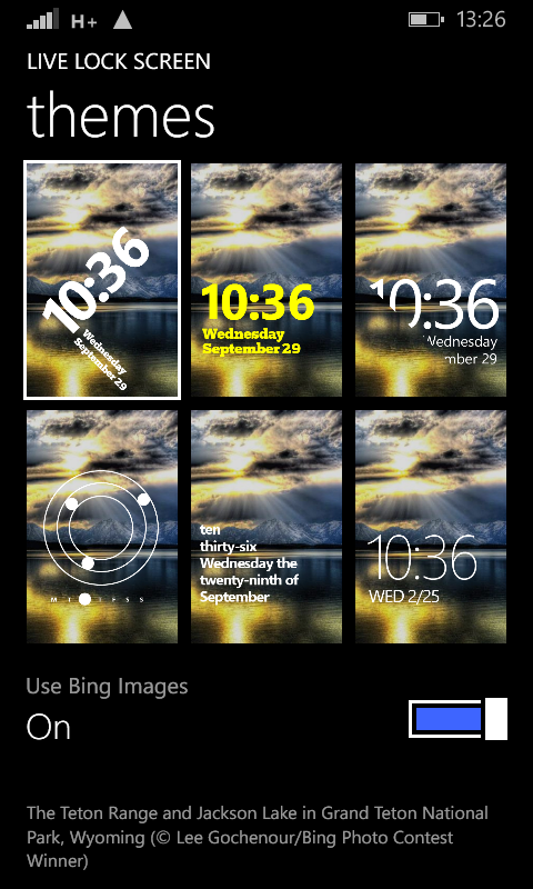 Now Choose Your Lock Screen Pattern From Given Six Option As Below
