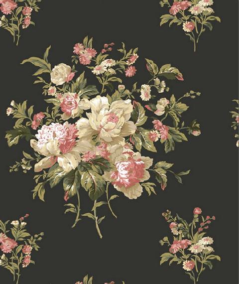 Home Wallpaper Floral Waverly