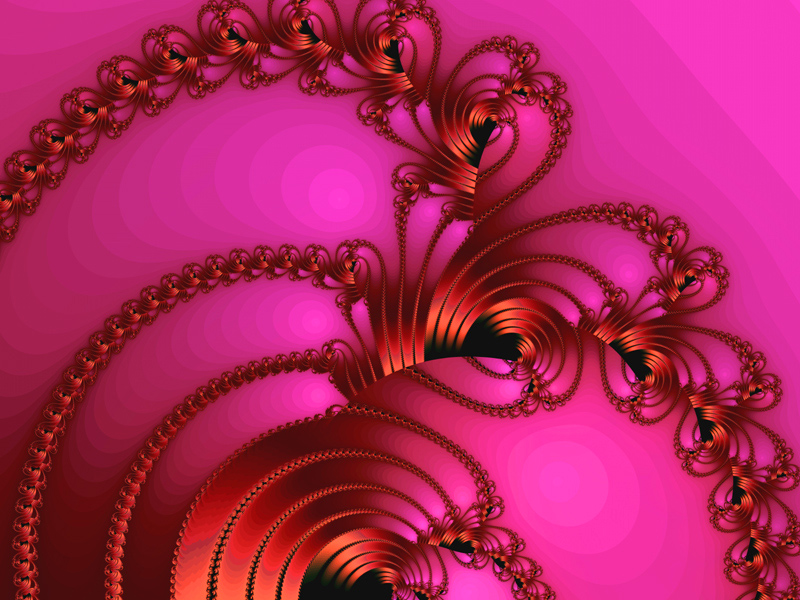 Pink Fractal Art By Vicky Brago Mitchell Home Buy
