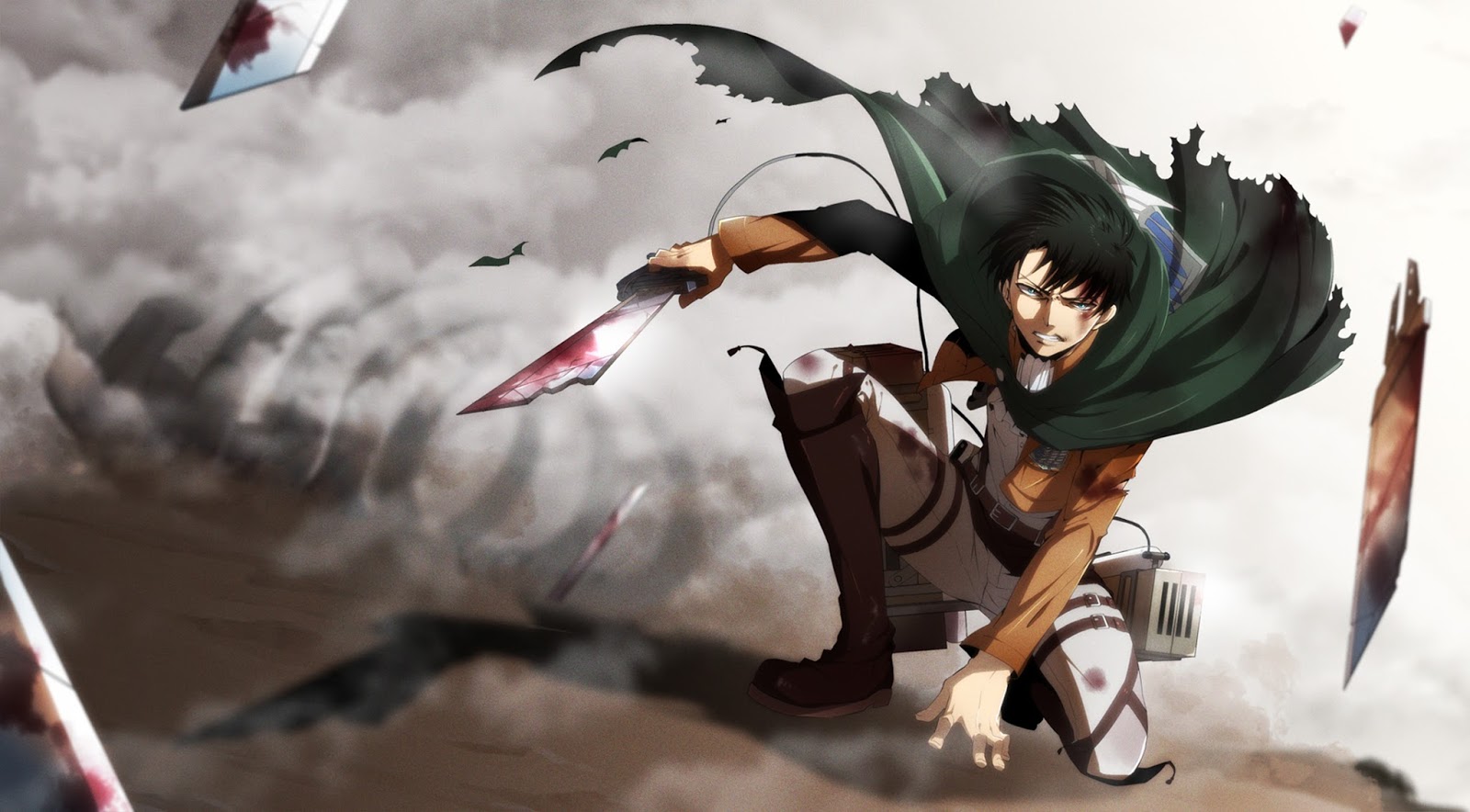 Free Download Levi Shingeki No Kyojin Attack On Titan Broken Blade Cape Male Guy 1600x4 For Your Desktop Mobile Tablet Explore 49 Attack On Titan Iphone Wallpaper Attack On